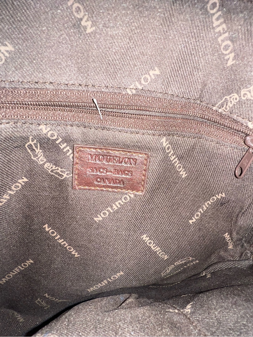 Mouflon Leather Brown Backpack - Casual Daypack - Picture 8 of 16